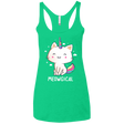 T-Shirts Envy / X-Small Meowgical Women's Triblend Racerback Tank