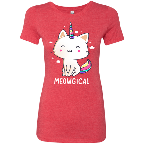 T-Shirts Vintage Red / S Meowgical Women's Triblend T-Shirt