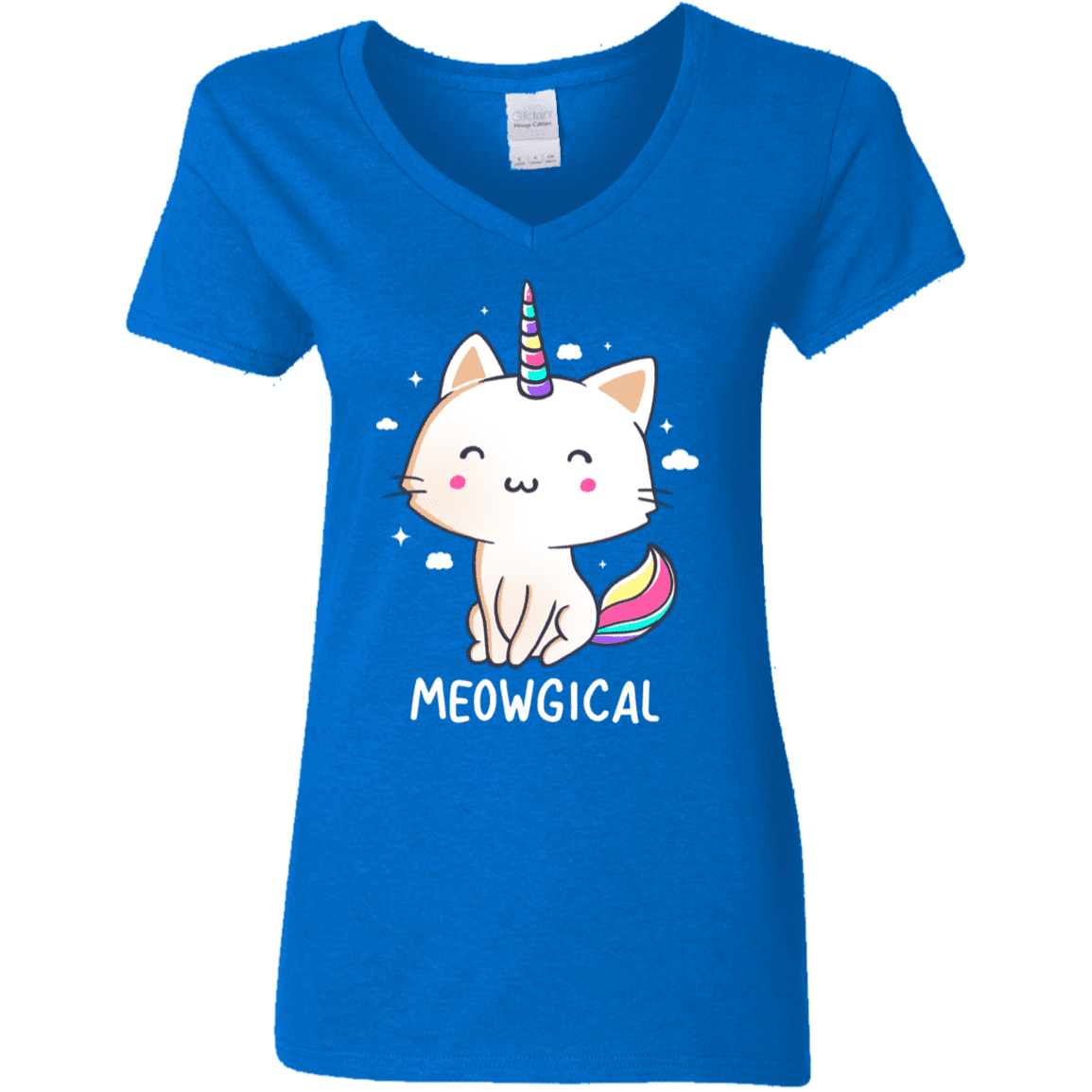 T-Shirts Royal / S Meowgical Women's V-Neck T-Shirt