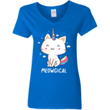 T-Shirts Royal / S Meowgical Women's V-Neck T-Shirt