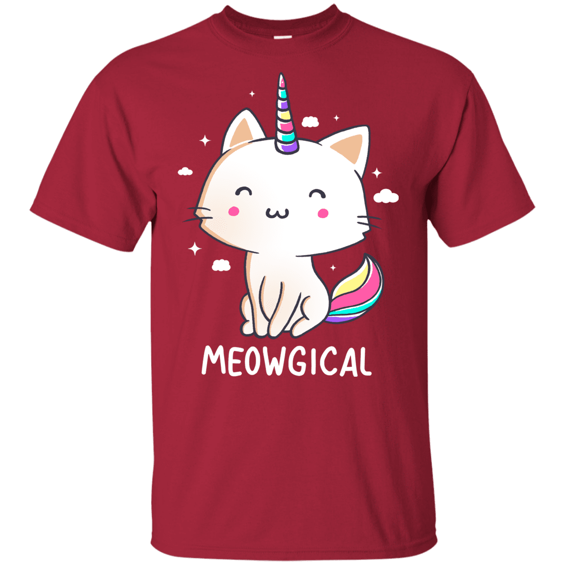 T-Shirts Cardinal / YXS Meowgical Youth T-Shirt