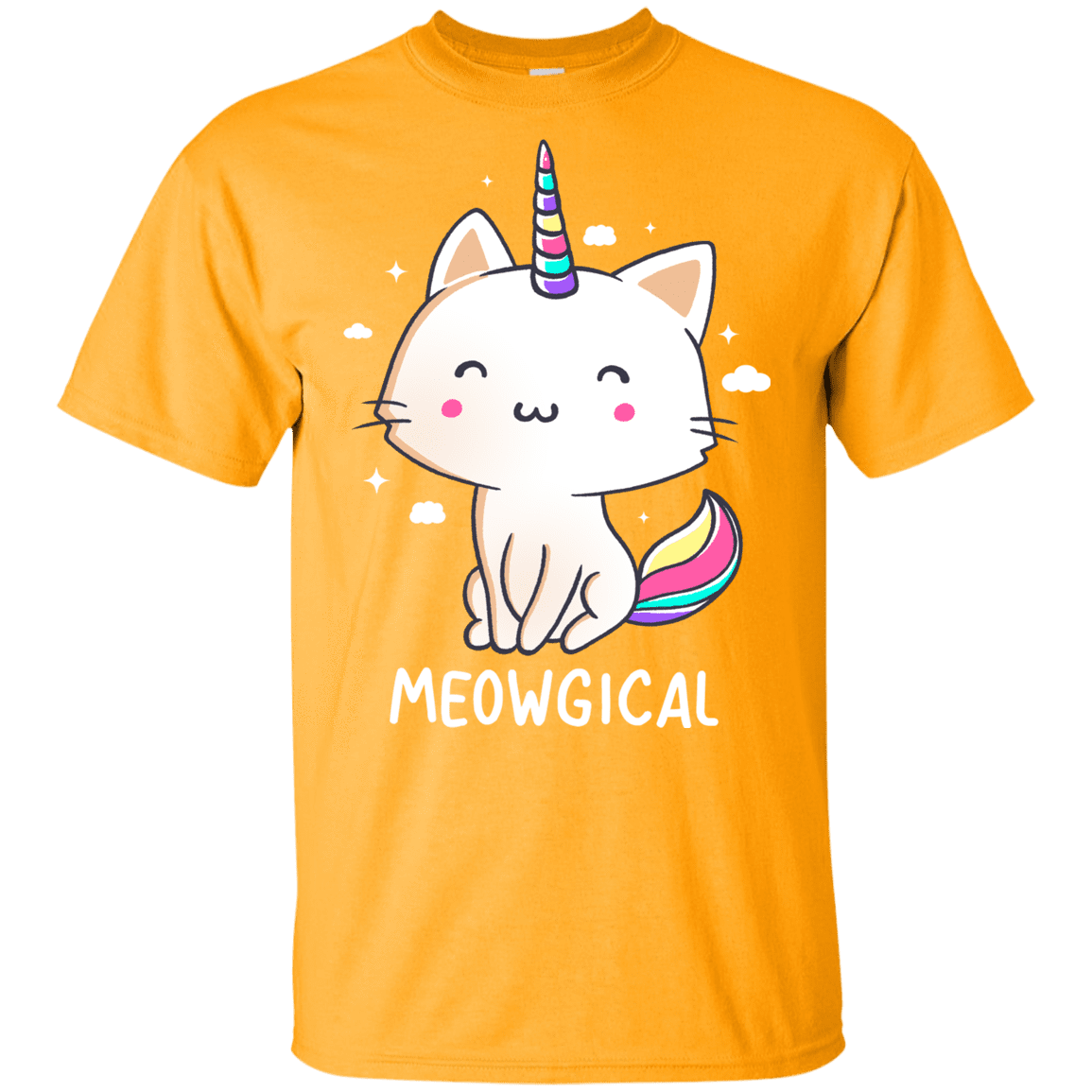 T-Shirts Gold / YXS Meowgical Youth T-Shirt