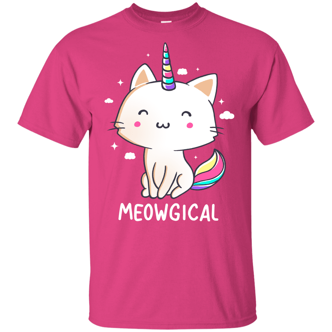 T-Shirts Heliconia / YXS Meowgical Youth T-Shirt