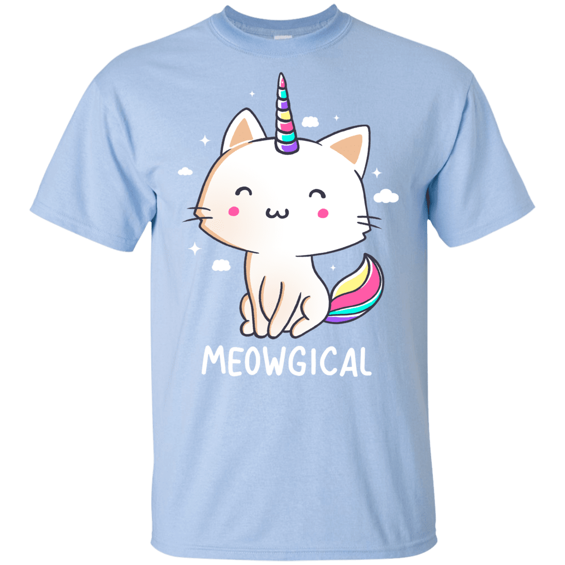 T-Shirts Light Blue / YXS Meowgical Youth T-Shirt