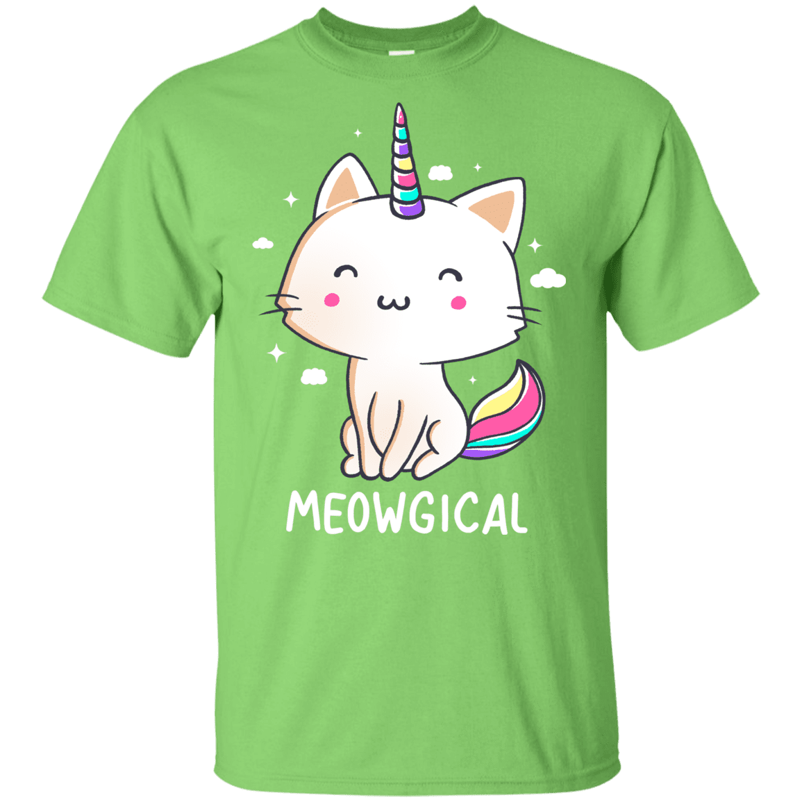 T-Shirts Lime / YXS Meowgical Youth T-Shirt