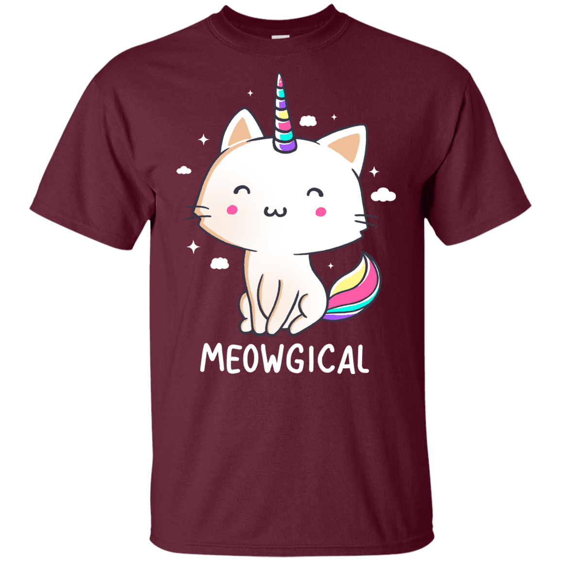 T-Shirts Maroon / YXS Meowgical Youth T-Shirt