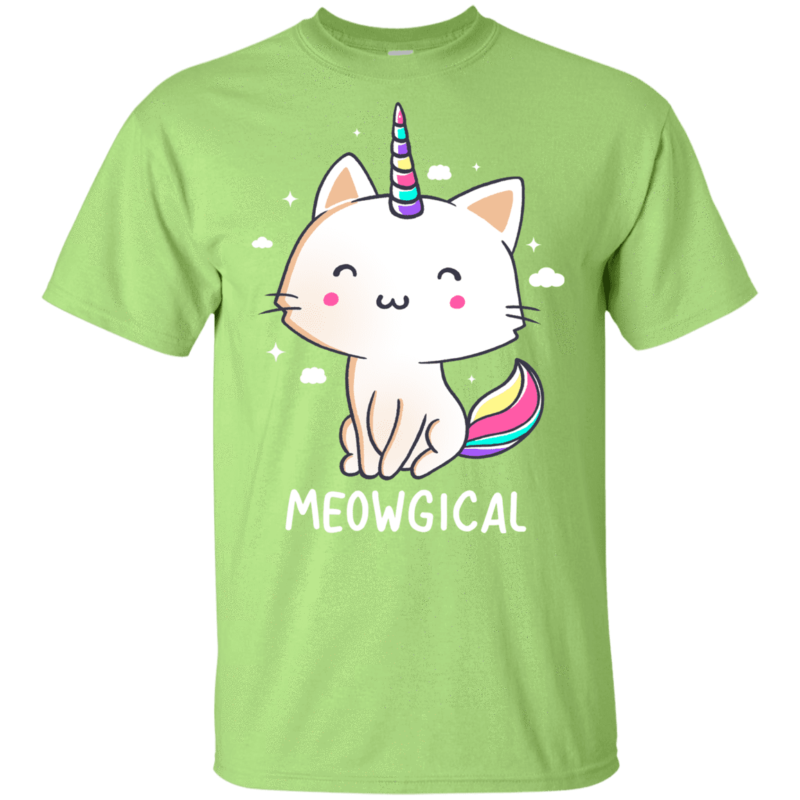 T-Shirts Mint Green / YXS Meowgical Youth T-Shirt