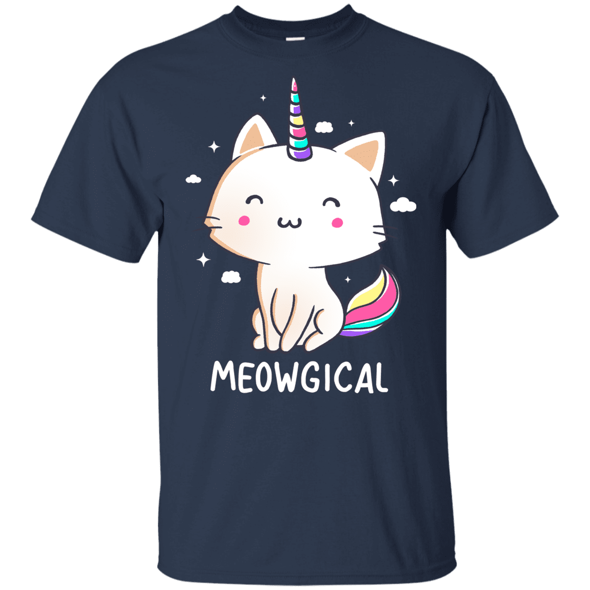 T-Shirts Navy / YXS Meowgical Youth T-Shirt