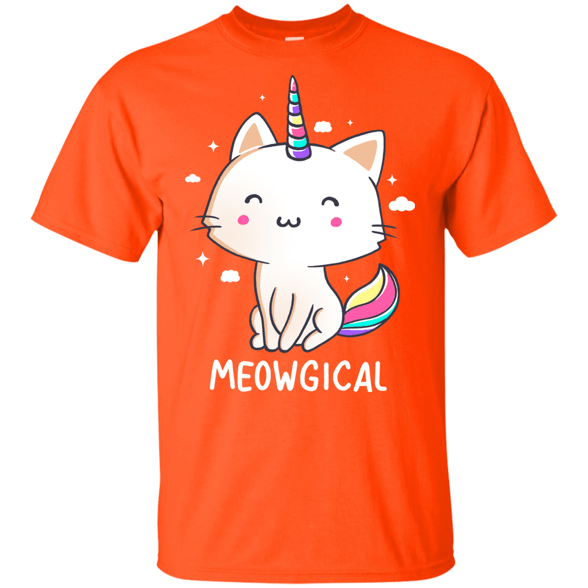 T-Shirts Orange / YXS Meowgical Youth T-Shirt