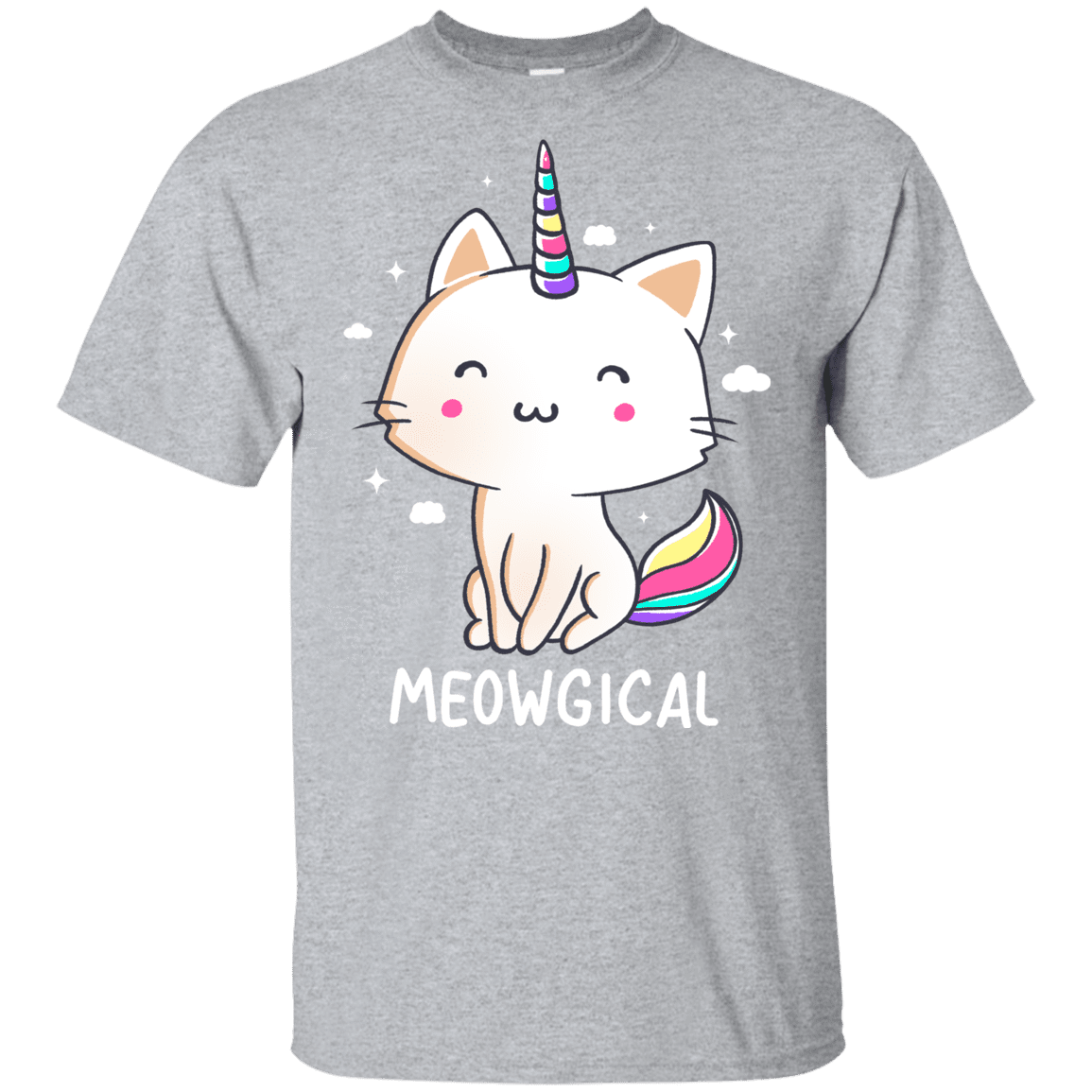 T-Shirts Sport Grey / YXS Meowgical Youth T-Shirt