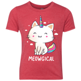 T-Shirts Vintage Red / YXS Meowgical Youth Triblend T-Shirt