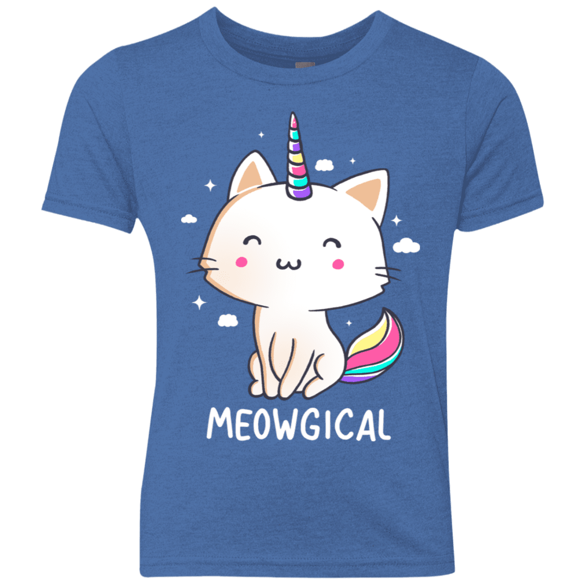 T-Shirts Vintage Royal / YXS Meowgical Youth Triblend T-Shirt