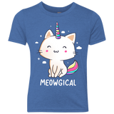T-Shirts Vintage Royal / YXS Meowgical Youth Triblend T-Shirt