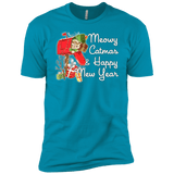 T-Shirts Turquoise / YXS Meowy Catmas Boys Premium T-Shirt