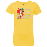 T-Shirts Vibrant Yellow / YXS Meowy Catmas Girls Premium T-Shirt