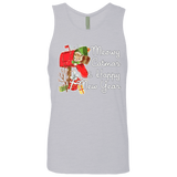 T-Shirts Heather Grey / Small Meowy Catmas Men's Premium Tank Top