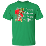 T-Shirts Irish Green / Small Meowy Catmas T-Shirt
