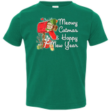 T-Shirts Kelly / 2T Meowy Catmas Toddler Premium T-Shirt