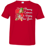 T-Shirts Red / 2T Meowy Catmas Toddler Premium T-Shirt