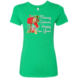 T-Shirts Envy / Small Meowy Catmas Women's Triblend T-Shirt