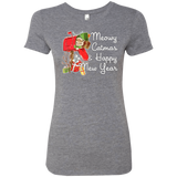 T-Shirts Premium Heather / Small Meowy Catmas Women's Triblend T-Shirt