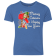 T-Shirts Vintage Royal / YXS Meowy Catmas Youth Triblend T-Shirt