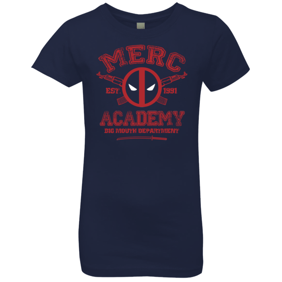 T-Shirts Midnight Navy / YXS Merc Academy Girls Premium T-Shirt