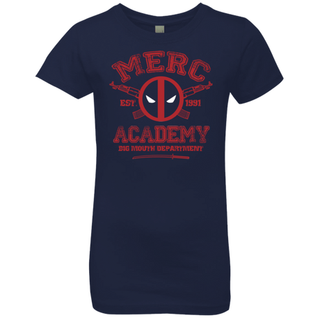 T-Shirts Midnight Navy / YXS Merc Academy Girls Premium T-Shirt