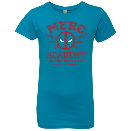 T-Shirts Turquoise / YXS Merc Academy Girls Premium T-Shirt