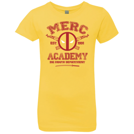 T-Shirts Vibrant Yellow / YXS Merc Academy Girls Premium T-Shirt