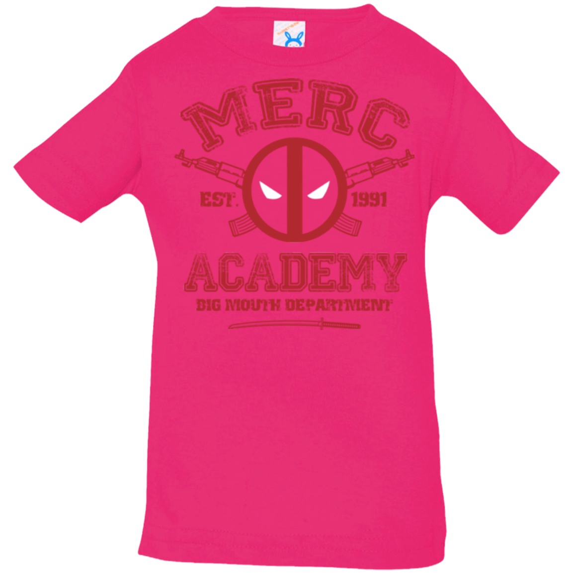 T-Shirts Hot Pink / 6 Months Merc Academy Infant Premium T-Shirt