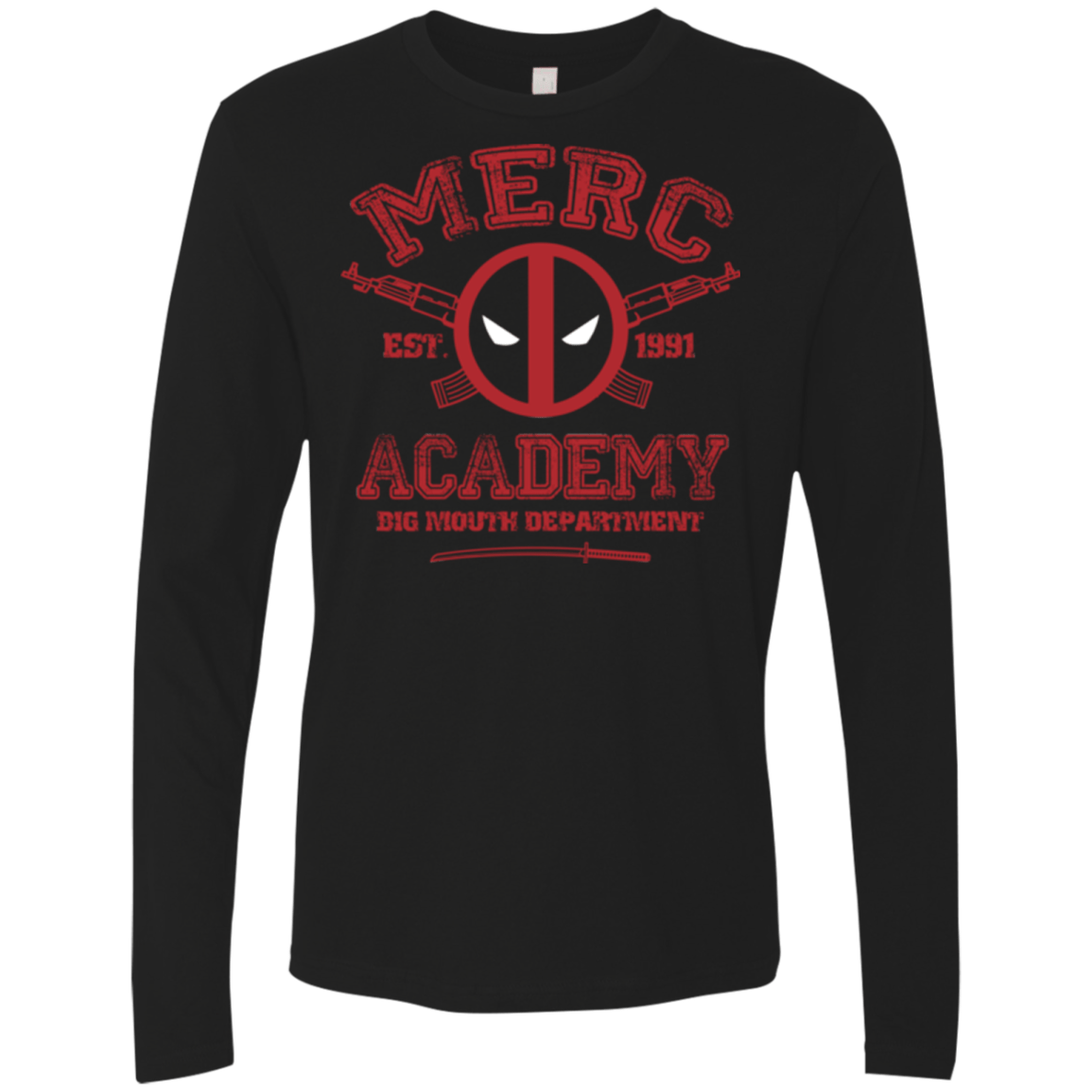 T-Shirts Black / Small Merc Academy Men's Premium Long Sleeve