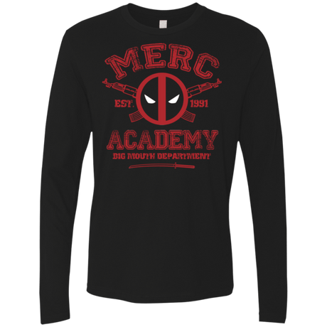 T-Shirts Black / Small Merc Academy Men's Premium Long Sleeve