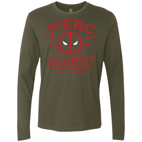 T-Shirts Military Green / Small Merc Academy Men's Premium Long Sleeve