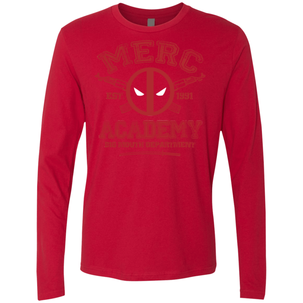 T-Shirts Red / Small Merc Academy Men's Premium Long Sleeve
