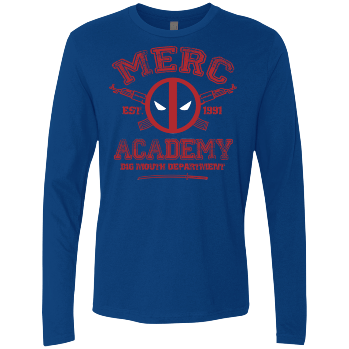 T-Shirts Royal / Small Merc Academy Men's Premium Long Sleeve