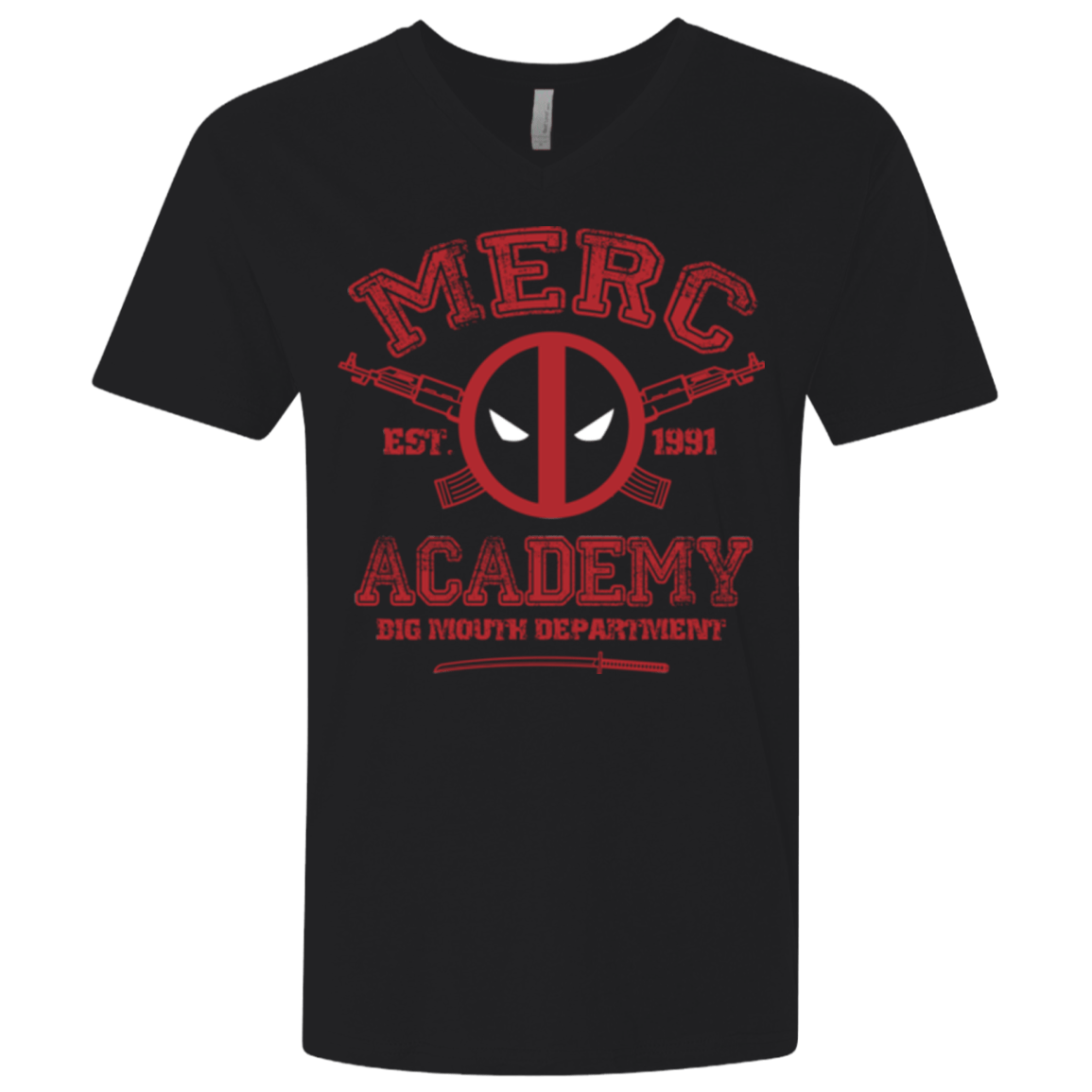 T-Shirts Black / X-Small Merc Academy Men's Premium V-Neck