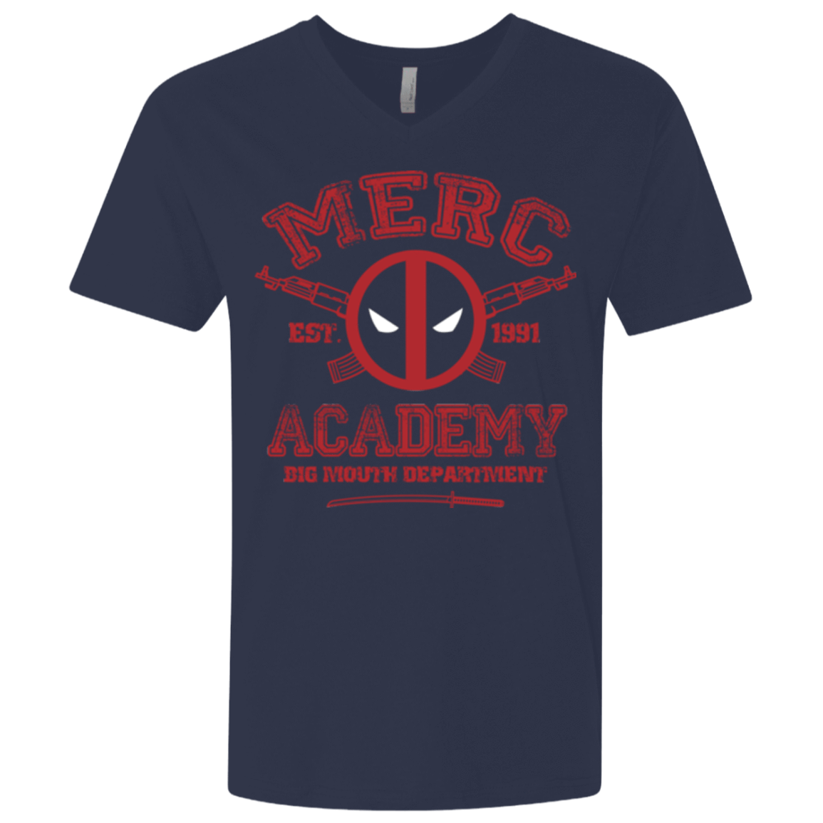 T-Shirts Midnight Navy / X-Small Merc Academy Men's Premium V-Neck