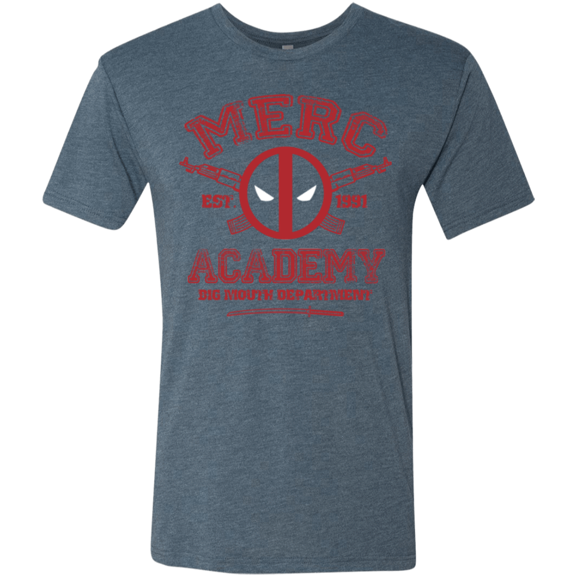 T-Shirts Indigo / Small Merc Academy Men's Triblend T-Shirt