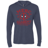 T-Shirts Vintage Navy / X-Small Merc Academy Triblend Long Sleeve Hoodie Tee