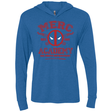 T-Shirts Vintage Royal / X-Small Merc Academy Triblend Long Sleeve Hoodie Tee