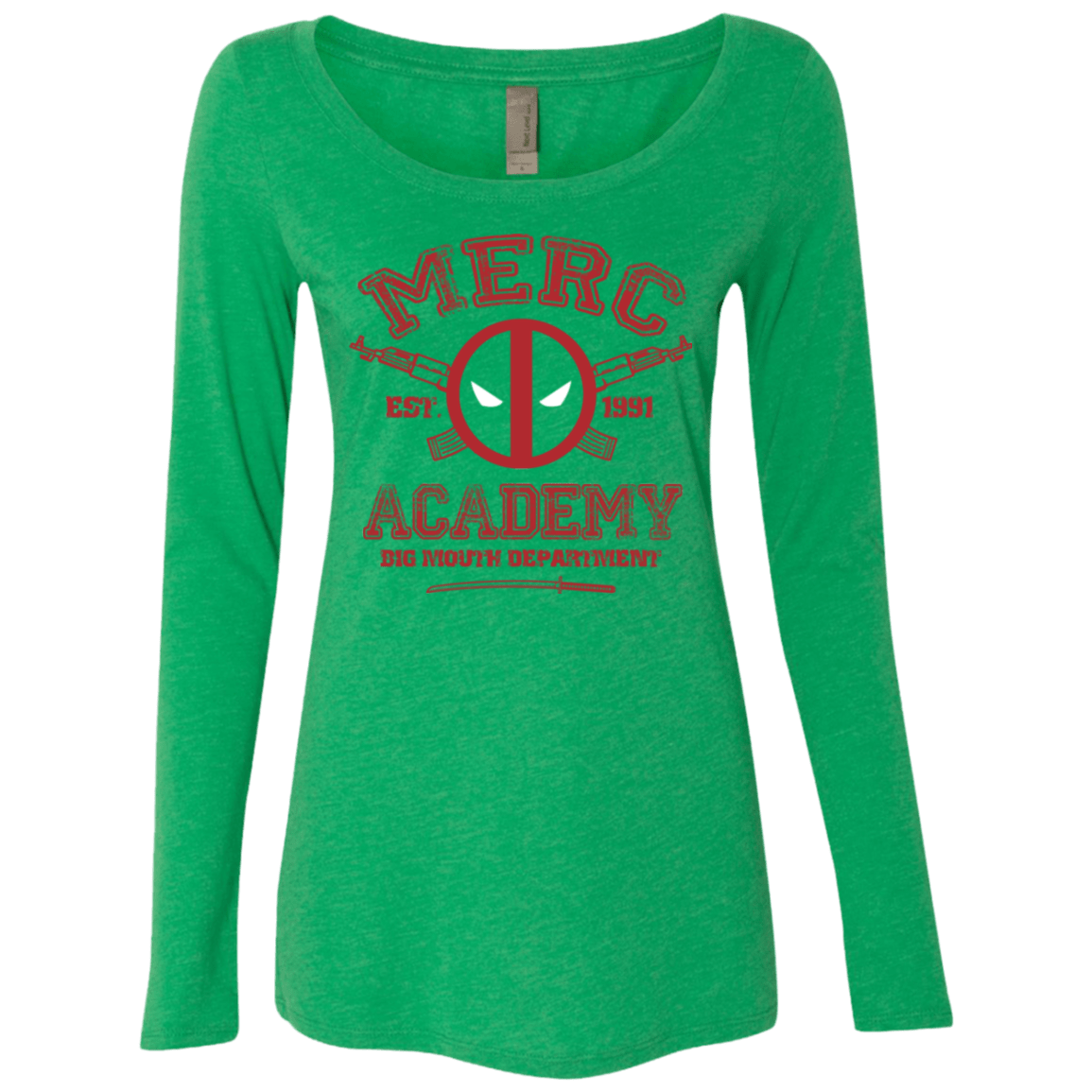 T-Shirts Envy / Small Merc Academy Women's Triblend Long Sleeve Shirt