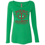 T-Shirts Envy / Small Merc Academy Women's Triblend Long Sleeve Shirt