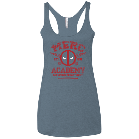 T-Shirts Indigo / X-Small Merc Academy Women's Triblend Racerback Tank