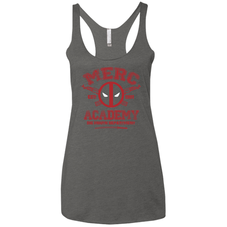 T-Shirts Premium Heather / X-Small Merc Academy Women's Triblend Racerback Tank