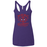 T-Shirts Purple / X-Small Merc Academy Women's Triblend Racerback Tank