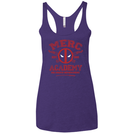 T-Shirts Purple / X-Small Merc Academy Women's Triblend Racerback Tank