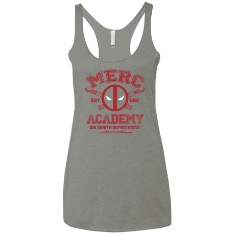 T-Shirts Venetian Grey / X-Small Merc Academy Women's Triblend Racerback Tank