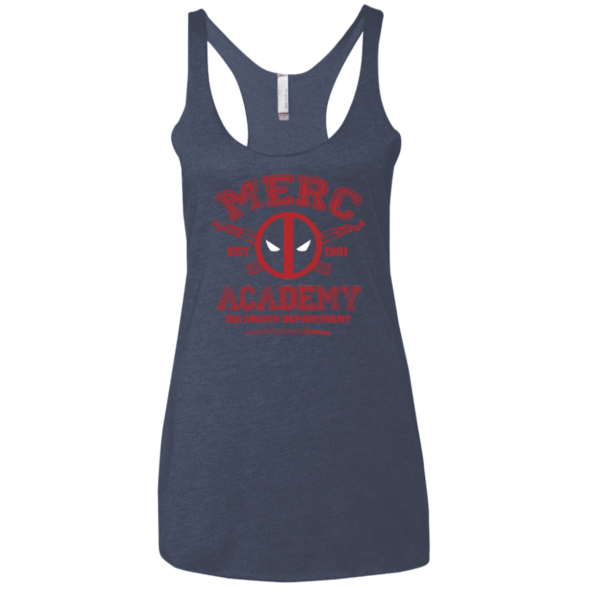 T-Shirts Vintage Navy / X-Small Merc Academy Women's Triblend Racerback Tank