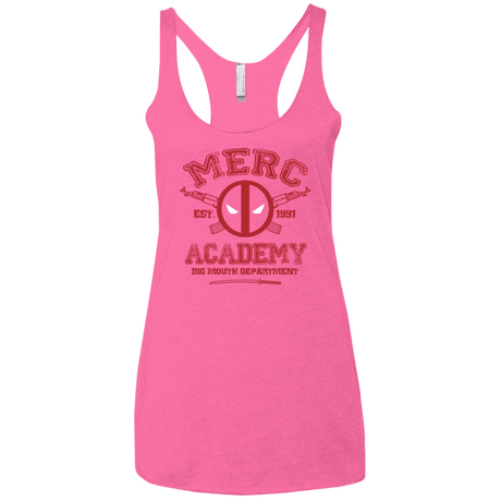 T-Shirts Vintage Pink / X-Small Merc Academy Women's Triblend Racerback Tank